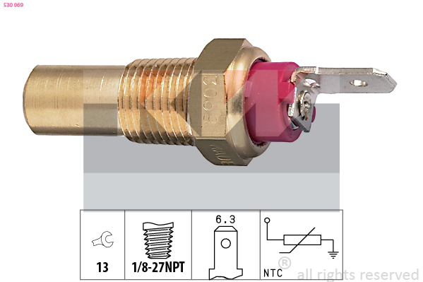 Senzor,temperatura lichid de racire 530 069 KW